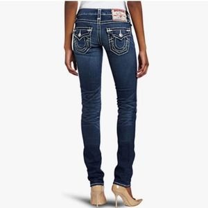 True Religion Julie Low Rise Skinny Jean 25